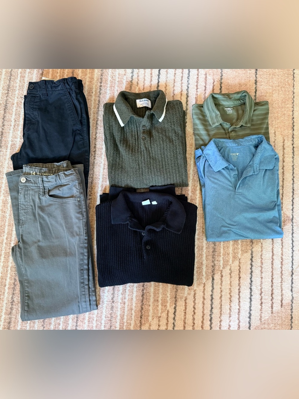 Boys Gap and Old Navy Olive and Navy Dressy Lot